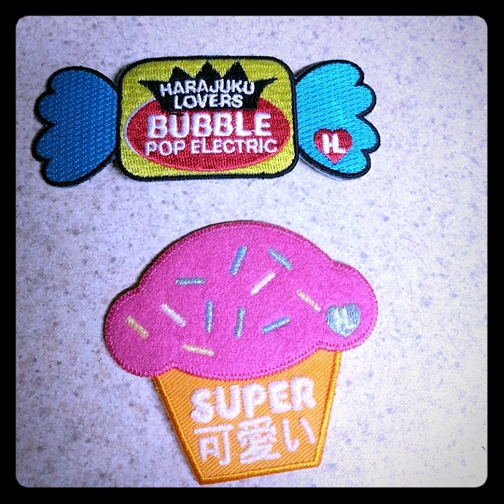 Harajuku lovers patches